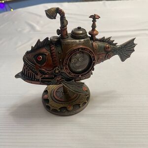 Veronese Design Hand Painted Steampunk Submarine Sci-fi Fantasy Statue